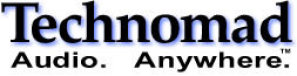 Technomad; Audio. Anywhere Logo