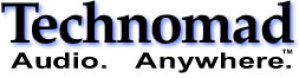 Technomad Audio. Anywhere. Logo